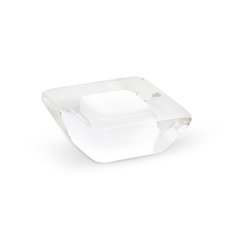 Core 1-5/16 Inch Diameter White Transparent Cabinet Knob Core 1-5/16 Inch Diameter White Transparent Cabinet Knob
