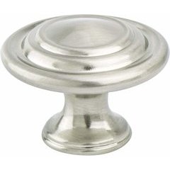 Advantage Plus 4 1-5/16 Inch Diameter Brushed Nickel Cabinet Knob Advantage Plus 4 1-5/16 Inch Diameter Brushed Nickel Cabinet Knob