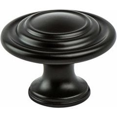 Advantage Plus 4 1-5/16 Inch Diameter Black Cabinet Knob Advantage Plus 4 1-5/16 Inch Diameter Black Cabinet Knob