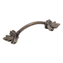 Natures Splendor 3 Inch Center to Center Weathered Brass Cabinet Pull Natures Splendor 3 Inch Center to Center Weathered Brass Cabinet Pull