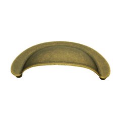 Oxford Antique 2-3/4 Inch Center to Center Windover Antique Cabinet Cup Pull Oxford Antique 2-3/4 Inch Center to Center Windover Antique Cabinet Cup Pull