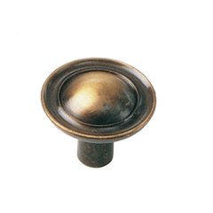 Classic Traditions 1 Inch Diameter Antique Brass Cabinet Knob Classic Traditions 1 Inch Diameter Antique Brass Cabinet Knob