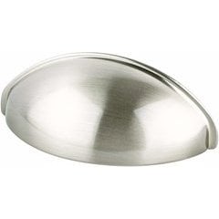 Advantage Plus 3 2-1/2 Inch Center to Center Brushed Nickel Cabinet Cup Pull Advantage Plus 3 2-1/2 Inch Center to Center Brushed Nickel Cabinet Cup Pull