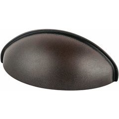 Advantage Plus 3 2-1/2 Inch Center to Center Rust Glaze Cabinet Cup Pull Advantage Plus 3 2-1/2 Inch Center to Center Rust Glaze Cabinet Cup Pull
