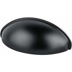 Advantage Plus 3 2-1/2 Inch Center to Center Black Cabinet Cup Pull Advantage Plus 3 2-1/2 Inch Center to Center Black Cabinet Cup Pull