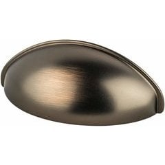 Advantage Oil Rubbed Bronze Cup Pull 3-3/16 Inches in Length Advantage Oil Rubbed Bronze Cup Pull 3-3/16 Inches in Length