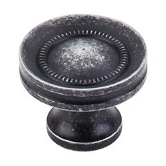 Somerset 1-1/4 Inch Diameter Black Iron Cabinet Knob Somerset 1-1/4 Inch Diameter Black Iron Cabinet Knob