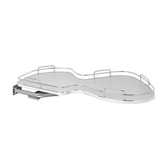 Cloud 21" Single Tier Blind Corner Organizer Left Hand Gray Cloud 21" Single Tier Blind Corner Organizer Left Hand Gray
