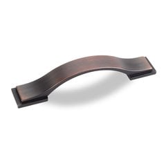 Miranda 3-3/4 Inch Center to Center Dark Brushed Antique Copper Cabinet Pull Miranda 3-3/4 Inch Center to Center Dark Brushed Antique Copper Cabinet Pull