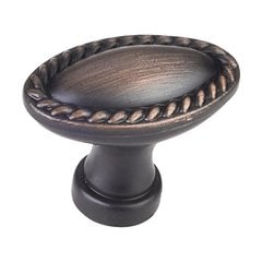 Lindos 1-3/8 Inch Diameter Dark Brushed Antique Copper Cabinet Knob Lindos 1-3/8 Inch Diameter Dark Brushed Antique Copper Cabinet Knob