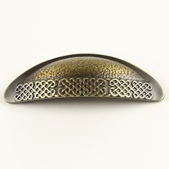 Highlander 3 Inch Center to Center Weathered Brass Cabinet Cup Pull Highlander 3 Inch Center to Center Weathered Brass Cabinet Cup Pull