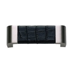 Paradigm Pull 3 inch Center to Center Brushed Nickel/Black Croc Paradigm Pull 3 inch Center to Center Brushed Nickel/Black Croc