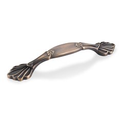 Montclair 5-1/16 Inch Center to Center Antique Brushed Satin Brass Cabinet Pull Montclair 5-1/16 Inch Center to Center Antique Brushed Satin Brass Cabinet Pull