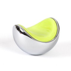 Zest 1-9/16 Inch Diameter Lime Polished Chrome Cabinet Knob Zest 1-9/16 Inch Diameter Lime Polished Chrome Cabinet Knob