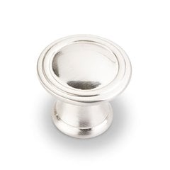Cordova 1-1/16 Inch Diameter Satin Nickel Cabinet Knob Cordova 1-1/16 Inch Diameter Satin Nickel Cabinet Knob