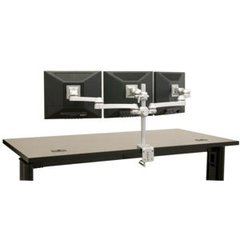 Three Monitor Arm Direct and 21 inch Extension-Clamp Mount Three Monitor Arm Direct and 21 inch Extension-Clamp Mount