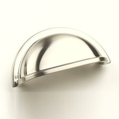 Milan 3 Inch Center to Center Satin Nickel Cabinet Cup Pull Milan 3 Inch Center to Center Satin Nickel Cabinet Cup Pull