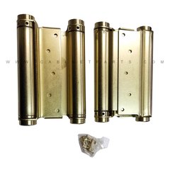 3029-8 8 inch Double Acting Mortise Spring Hinge - Satin Brass 3029-8 8 inch Double Acting Mortise Spring Hinge - Satin Brass