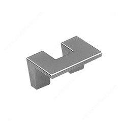 Sleek 1-1/4 Inch Center to Center Matte Chrome Cabinet Pull Sleek 1-1/4 Inch Center to Center Matte Chrome Cabinet Pull