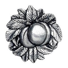 Kitchen Garden 1-5/8 Inch Diameter Brilliant Pewter Cabinet Knob Kitchen Garden 1-5/8 Inch Diameter Brilliant Pewter Cabinet Knob