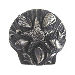 Tropical 1-5/16 Inch Diameter Antique Pewter Cabinet Knob Tropical 1-5/16 Inch Diameter Antique Pewter Cabinet Knob