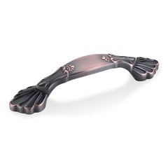 Montclair 3-3/4 Inch Center to Center Dark Brushed Antique Copper Cabinet Pull Montclair 3-3/4 Inch Center to Center Dark Brushed Antique Copper Cabinet Pull
