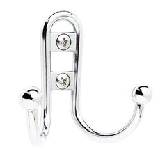 Amerock Double Prong Robe Hook-Chrome Amerock Double Prong Robe Hook-Chrome
