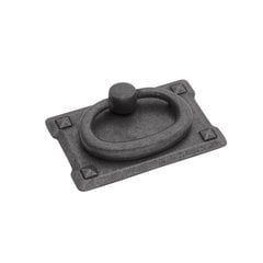 Old Mission Ring Pull 2-3/4 inch Center to Center Black Mist Antique Old Mission Ring Pull 2-3/4 inch Center to Center Black Mist Antique