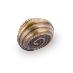 Lille 1-1/4 Inch Diameter Antique Brushed Satin Brass Cabinet Knob Lille 1-1/4 Inch Diameter Antique Brushed Satin Brass Cabinet Knob
