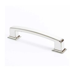 Designers Group 10 6 Inch Center to Center Polished Nickel Cabinet Pull Designers Group 10 6 Inch Center to Center Polished Nickel Cabinet Pull