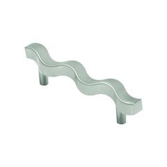 Euro-Contemporary 3-3/4 Inch Center to Center Satin Nickel Cabinet Pull Euro-Contemporary 3-3/4 Inch Center to Center Satin Nickel Cabinet Pull