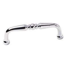 Solid Brass 3 Inch Center to Center Polished Chrome Cabinet Pull Solid Brass 3 Inch Center to Center Polished Chrome Cabinet Pull