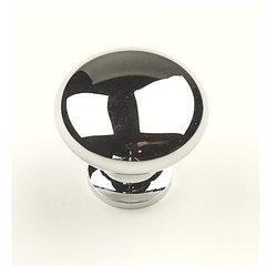 Saturn 1-1/4 Inch Diameter Polished Chrome Cabinet Knob Saturn 1-1/4 Inch Diameter Polished Chrome Cabinet Knob