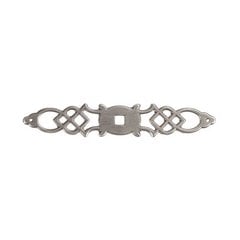Manor House 5-1/2 Inch Length Silver Stone Back-plate Manor House 5-1/2 Inch Length Silver Stone Back-plate