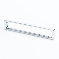 Dual 5-1/16 Inch Center to Center Polished Chrome Cabinet Pull Dual 5-1/16 Inch Center to Center Polished Chrome Cabinet Pull