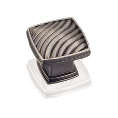 Encada 1 1-3/16 Inch Diameter Bright Nickel Brushed with Dull Lacquer Cabinet Knob Encada 1 1-3/16 Inch Diameter Bright Nickel Brushed with Dull Lacquer Cabinet Knob