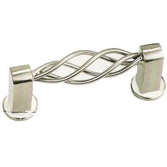 Mission Bay 3-1/4 Inch Center to Center Satin Chrome Cabinet Pull Mission Bay 3-1/4 Inch Center to Center Satin Chrome Cabinet Pull