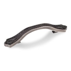 Padua 3-3/4 Inch Center to Center Bright Nickel Brushed with Dull Lacquer Cabinet Pull Padua 3-3/4 Inch Center to Center Bright Nickel Brushed with Dull Lacquer Cabinet Pull