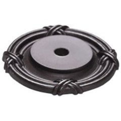 Versailles Forged Solid Brass 1-1/2 Inch Diameter Oil Rubbed Bronze Back-plate Versailles Forged Solid Brass 1-1/2 Inch Diameter Oil Rubbed Bronze Back-plate