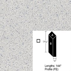Wilsonart Bevel Edge - Grey Glace - 12 Ft Wilsonart Bevel Edge - Grey Glace - 12 Ft