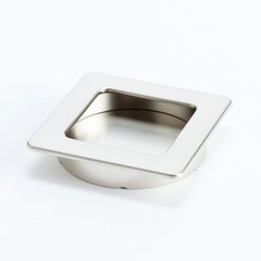 Stylus 2-1/2 Inch Diameter Brushed Nickel Recess Pull Stylus 2-1/2 Inch Diameter Brushed Nickel Recess Pull