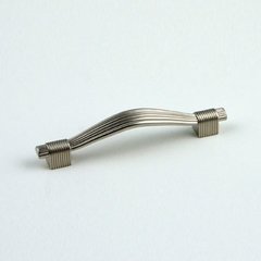 Opus 3-3/4 Inch Center to Center Satin Nickel Cabinet Pull Opus 3-3/4 Inch Center to Center Satin Nickel Cabinet Pull