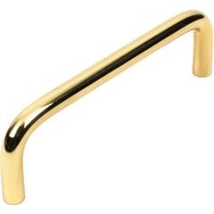 Arcade 4 Inch Premium Solid Brass Wire Pull - Polished Brass Arcade 4 Inch Premium Solid Brass Wire Pull - Polished Brass