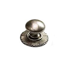Sunburst 1-1/4 Inch Diameter Silver Antique Cabinet Knob Sunburst 1-1/4 Inch Diameter Silver Antique Cabinet Knob