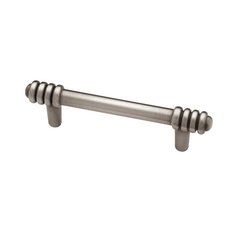 Circles & Scrolls 3 Inch Center to Center Brushed Satin Pewter Cabinet Pull Circles & Scrolls 3 Inch Center to Center Brushed Satin Pewter Cabinet Pull
