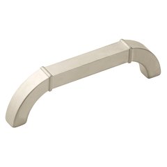 Vasari 3-3/4 Inch Center to Center Satin Nickel Cabinet Pull Vasari 3-3/4 Inch Center to Center Satin Nickel Cabinet Pull