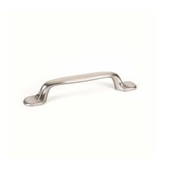 Villa 3-3/4 Inch Center to Center Brushed Nickel Cabinet Pull Villa 3-3/4 Inch Center to Center Brushed Nickel Cabinet Pull
