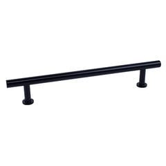 Modern Geo 6-5/16 Inch Center to Center Solid Brass T-Bar - Matte Black Modern Geo 6-5/16 Inch Center to Center Solid Brass T-Bar - Matte Black