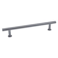 Modern Geo 6-5/16 Inch Center to Center Solid Brass T-Bar - Matte Satin Nickel Modern Geo 6-5/16 Inch Center to Center Solid Brass T-Bar - Matte Satin Nickel
