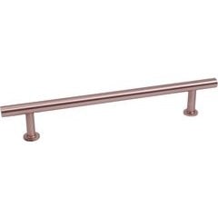 Modern Geo 6-5/16 Inch Center to Center Solid Brass T-Bar - Satin Rose Gold Modern Geo 6-5/16 Inch Center to Center Solid Brass T-Bar - Satin Rose Gold